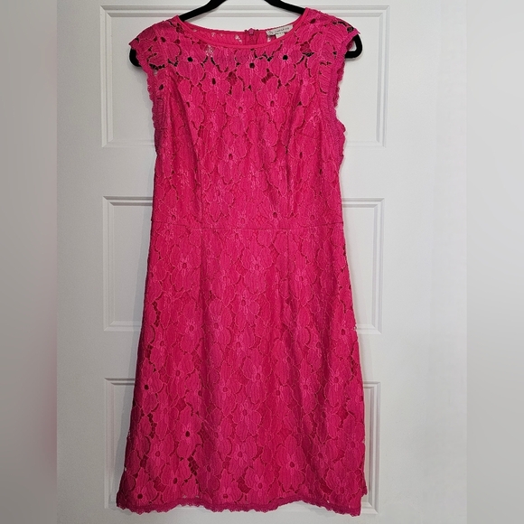 DB Established in 1962 Lace and Embroidered Flower Dress sz 8 - Picture 2 of 7